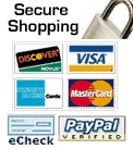 Credit Card, Check, Money Order, Pay Pal 