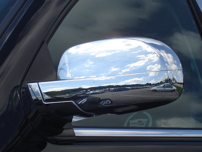 Dr.Chrome Full Chrome Mirror Covers For 07-13 Chevy Silverado & Avalanche (Pair)