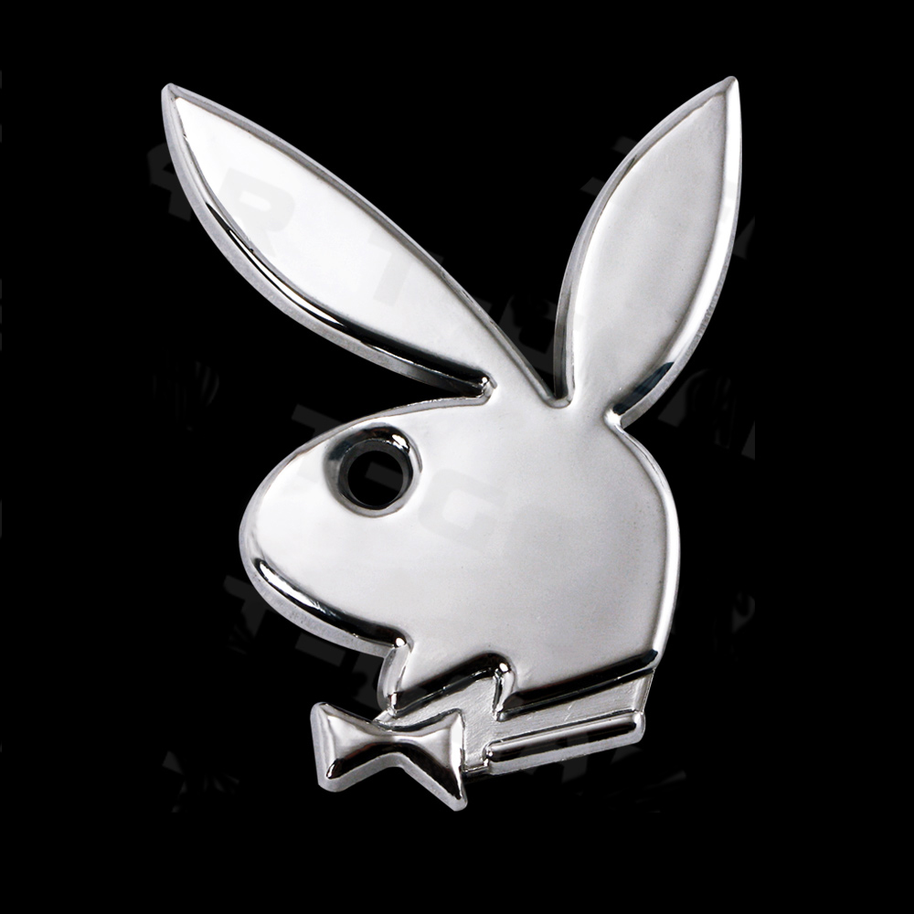 Rabbit Emblem, Chrome Rabbit Emblems, Chrome Finish Emblems for sale